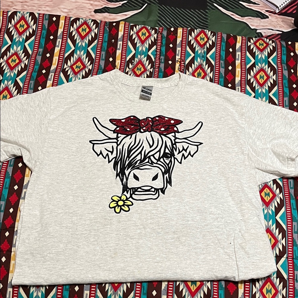Highland Cow Graphic T-Shirt
